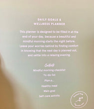 Load image into Gallery viewer, Daily Goals + Wellness Planner 🌱