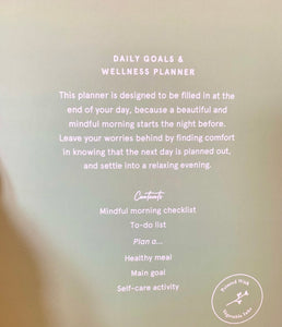 Daily Goals + Wellness Planner 🌱